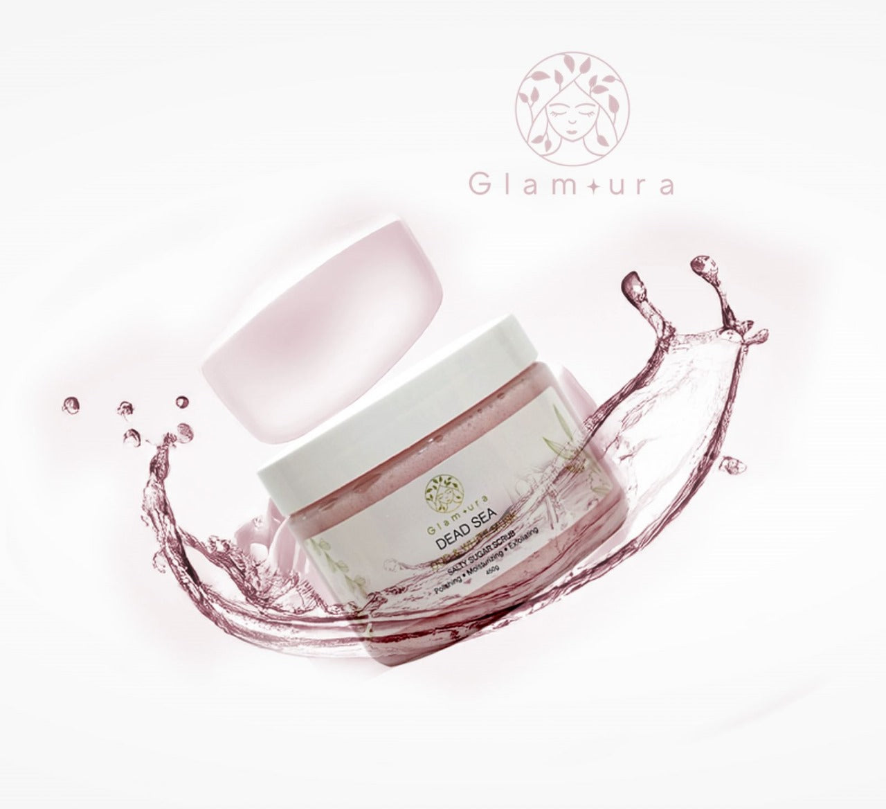 Glamura Oud & White Musk Scrub – Exfoliating Body Scrub | Dead Sea Salt + Natural Oils-450g