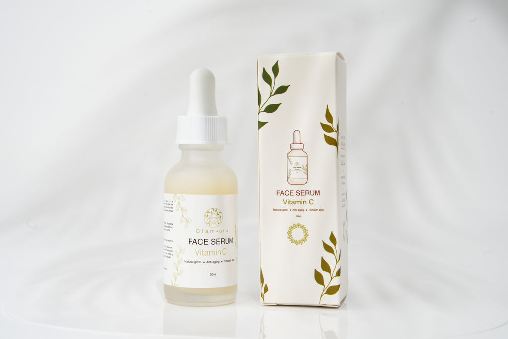 Face Serum Vitamin C , Natural glow, Anti-aging, Smooth skin 30ml