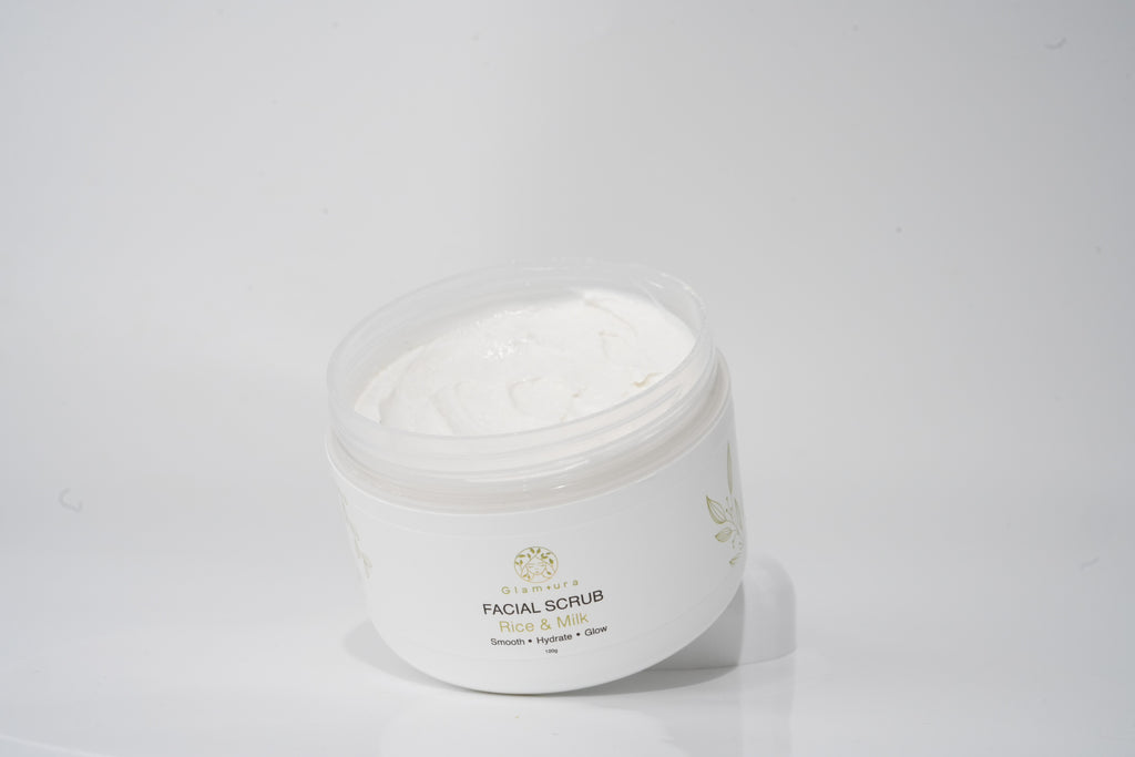 Facial Scrub Rice & Milk Scrub-Smooth, Hydrate, Glow-120g