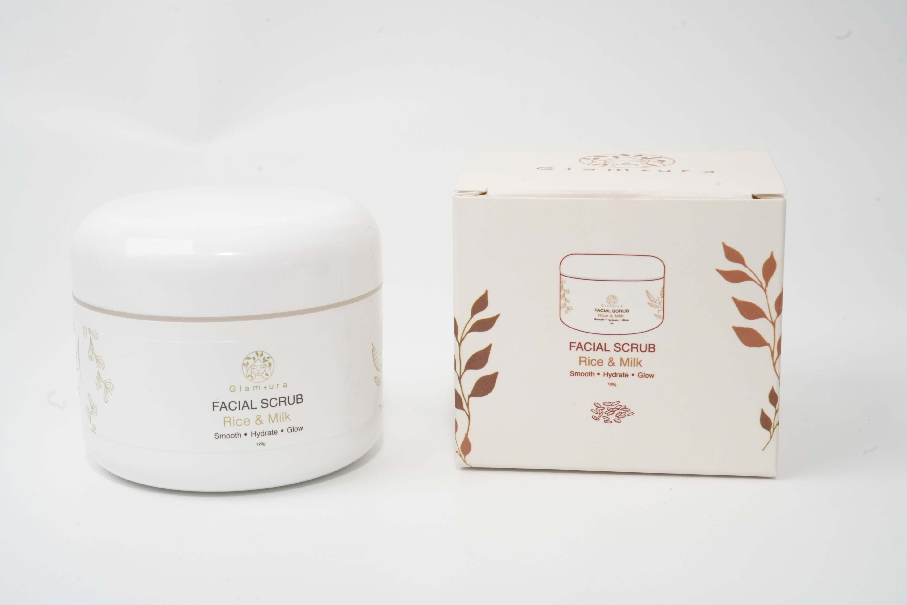 Facial Scrub Rice & Milk Scrub-Smooth, Hydrate, Glow-120g