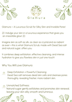 Glamura Oud & White Musk Scrub – Exfoliating Body Scrub | Dead Sea Salt + Natural Oils-450g